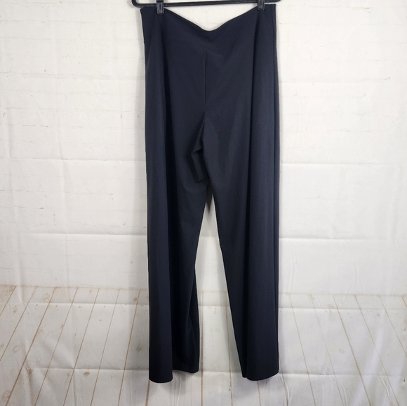 Athleta Travel Work Athletic Casual Essential Cosmic Wide Leg Pants Black 16T - Picture 4 of 14